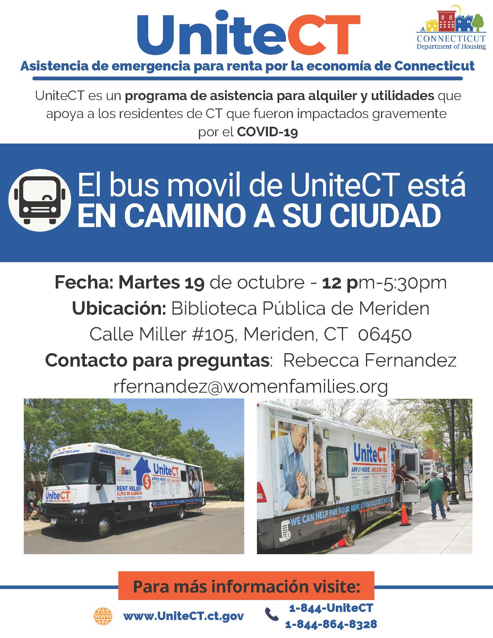 UNITEDCT Mobile Unit Arrives in Meriden
